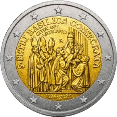 2026 – Vatican – 400e anniversaire de la basilique Saint-Pierre